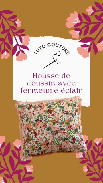 ✨✂ Tuto couture facile : coudre une housse de coussin avec fermeture éclair cachée ✨
Comment coudre une housse de coussin avec une fermeture éclair au dos, dissimulée sous un rabat ?
Bonne nouvelle : c’est ultra simple et rapide à réaliser, même pour les débutants ! 💫

🧵 Calcul des mesures selon votre coussin :

➡ Mon coussin mesure 52 x 47 cm.
👉 On ajoute 2 cm de marge de couture pour la face avant :
→ Couper un rectangle de 54 x 49 cm.

🔹 Pour la face arrière :
On applique la règle du 1/3 - 2/3 sur la hauteur.
	•	Partie du haut :
1/3 de 47 cm = 15,66 cm
	•	+ 4 cm = 19,66 cm
→ Couper un rectangle de 19,66 x 54 cm

	•	Partie du bas :
2/3 de 47 cm = 31,33 cm
	•	+ 2 cm = 33,33 cm
→ Couper un rectangle de 33,33 x 54 cm

✨ Pour la fermeture éclair :

➡ Largeur du coussin - 5 cm
→ Dans mon cas : 49 cm

🎀 Pour le galon ou le passepoil :

➡ Calcul du périmètre : (largeur + longueur) x 2
→ Ajouter environ 5 cm de marge, puis recouper l’excédent après couture.

Et voilà ! Une housse de coussin élégante, avec une fermeture dissimulée et une jolie finition 💖

Bonne couture ! ❣

Musique @septmai 
#tutocouture #houssedecoussin #diycouture #couturefacile #couturedebutant #sewingtutorial #passioncouture #ideedeco #coutureaddict #faitmain #handmadehome #sewinginspiration #couturecreative #decointerieur #tutorielcouture #coussinDIY #couturemaison #madewithlove #inspirationcouture #riflepaperco