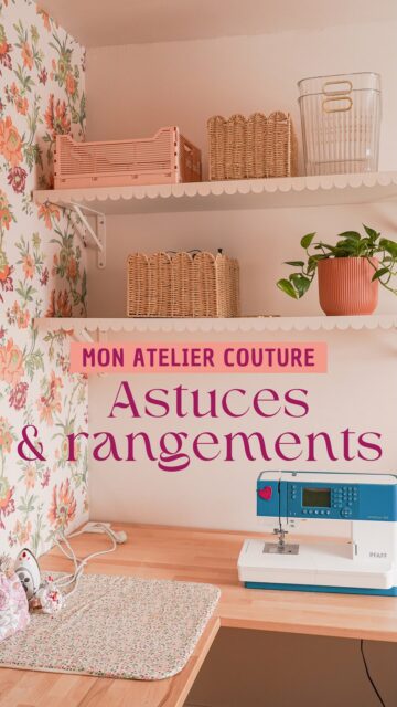 Présentation de mon atelier couture fraîchement aménagé 🤗✨
J’ai enfin terminé l’aménagement de mon atelier couture et je suis trop ravie de vous partager ça ! 🧵✨
J’ai tourné une vidéo complète pour vous faire découvrir cette pièce dédiée à la couture. Vous pouvez la retrouver dès maintenant sur YouTube ainsi que sur mon blog.
Je vous partage la configuration de mon atelier couture, mes idées d’organisation, mes astuces de rangement pour les tissus, patrons et accessoires, ainsi que toute ma sélection déco pour créer un espace à la fois pratique et inspirant.
🔗 J’ai également regroupé sur le blog tous les liens des meubles, accessoires, rangements et éléments déco présents dans mon atelier ✨
#ateliercouture #coutureaddict #sewingroom #organisationatelier #decoatelier
