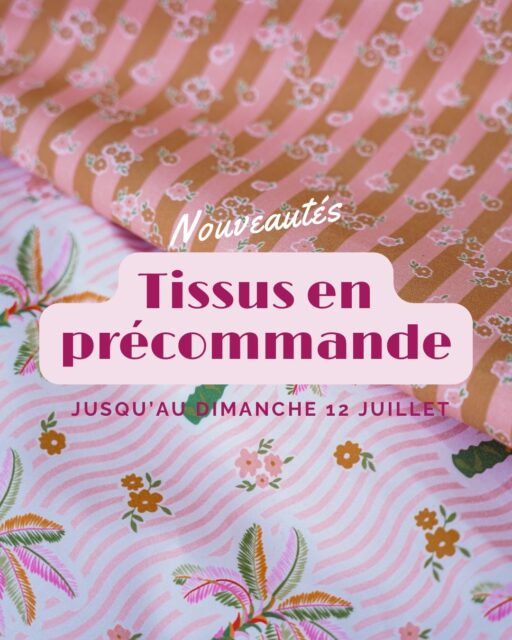 ✨✨ NOUVEAUTÉS CASA LA FORÊT ✨
Je suis tellement contente de vous présenter ces deux nouveaux imprimés, imaginés et composés par mes soins 😻🌴🌸
J’ai associé des rayures, des petites fleurs et une ambiance tropicale douce pour créer deux tissus pleins de fraîcheur, parfaits pour les beaux jours.
🌸 Satin de coton
📏 Laize 160 cm
🧵 Idéal pour coudre robes, chemises, blouses, pyjamas ou accessoires.
💛 Précommande ouverte jusqu’au dimanche 12 juillet uniquement.
Les tissus seront imprimés en fonction des quantités commandées, alors si un motif vous fait craquer, c’est le moment de réserver votre métrage.
Alors… vous choisissez lequel ? 🌸 Les rayures fleuries ou 🌴 les palmiers ?
#diycouture #CoutureAddict #tutocouture #SatinDeCoton #coudre