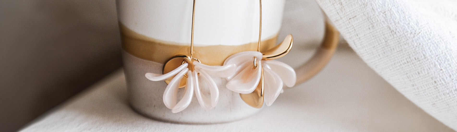 Boucles d’oreilles Pétales